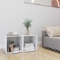 vidaXL TV-Schränke 2 Stk. Hochglanz-Weiß 37x35x37 cm Holzwerkstoff vidaXL TV-Schränke 2 Stk. Hochglanz-Weiß 37x35x37 cm Holzwerkstoff