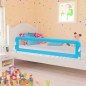 vidaXL Kleinkind-Bettschutzgitter Blau 180x42 cm Polyester vidaXL Kleinkind-Bettschutzgitter Blau 180x42 cm Polyester