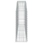 vidaXL Gabione mit Hochbogen 200x30x80/100 cm Verzinktes Eisen vidaXL Gabione mit Hochbogen 200x30x80/100 cm Verzinktes Eisen