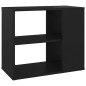 vidaXL Beistelltisch Schwarz 60x30x50 cm Holzwerkstoff vidaXL Beistelltisch Schwarz 60x30x50 cm Holzwerkstoff