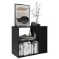 vidaXL Beistelltisch Schwarz 60x30x50 cm Holzwerkstoff vidaXL Beistelltisch Schwarz 60x30x50 cm Holzwerkstoff
