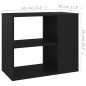 vidaXL Beistelltisch Schwarz 60x30x50 cm Holzwerkstoff vidaXL Beistelltisch Schwarz 60x30x50 cm Holzwerkstoff