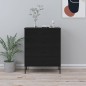 vidaXL Kommode Schwarz 80x35x101,5 cm Stahl vidaXL Kommode Schwarz 80x35x101,5 cm Stahl