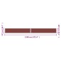 vidaXL Seitenmarkise Ausziehbar Braun 117x1200 cm vidaXL Seitenmarkise Ausziehbar Braun 117x1200 cm