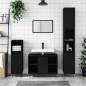 vidaXL Badschrank Schwarz 30x30x100 cm Holzwerkstoff vidaXL Badschrank Schwarz 30x30x100 cm Holzwerkstoff