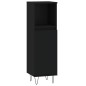 vidaXL Badschrank Schwarz 30x30x100 cm Holzwerkstoff vidaXL Badschrank Schwarz 30x30x100 cm Holzwerkstoff