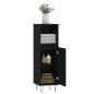 vidaXL Badschrank Schwarz 30x30x100 cm Holzwerkstoff vidaXL Badschrank Schwarz 30x30x100 cm Holzwerkstoff