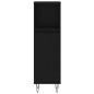 vidaXL Badschrank Schwarz 30x30x100 cm Holzwerkstoff vidaXL Badschrank Schwarz 30x30x100 cm Holzwerkstoff