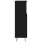vidaXL Badschrank Schwarz 30x30x100 cm Holzwerkstoff vidaXL Badschrank Schwarz 30x30x100 cm Holzwerkstoff