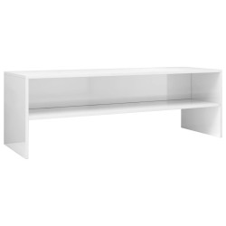 vidaXL TV-Schrank Hochglanz-Weiß 120x40x40 cm Holzwerkstoff