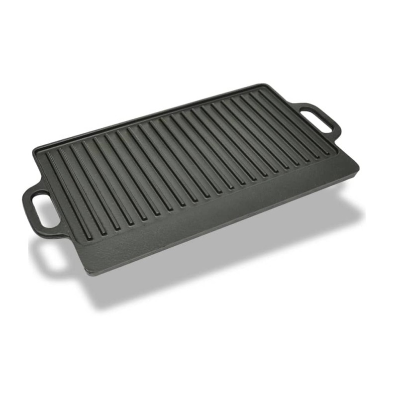 vidaXL Grillplatte Wendeplatte Gusseisen 50x23 cm vidaXL Grillplatte Wendeplatte Gusseisen 50x23 cm