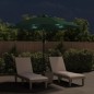 vidaXL LED Cantilever Schirm 3 m Grün vidaXL LED Cantilever Schirm 3 m Grün