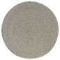 vidaXL Tischsets 4 Stk. Grau 38 cm Rund Baumwolle vidaXL Tischsets 4 Stk. Grau 38 cm Rund Baumwolle