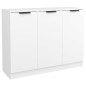vidaXL Sideboard Weiß 90,5x30x70 cm Holzwerkstoff vidaXL Sideboard Weiß 90,5x30x70 cm Holzwerkstoff