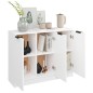 vidaXL Sideboard Weiß 90,5x30x70 cm Holzwerkstoff vidaXL Sideboard Weiß 90,5x30x70 cm Holzwerkstoff