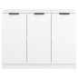 vidaXL Sideboard Weiß 90,5x30x70 cm Holzwerkstoff vidaXL Sideboard Weiß 90,5x30x70 cm Holzwerkstoff