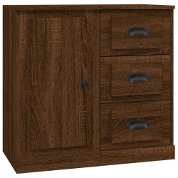 vidaXL Sideboard Braun Eichen-Optik 70x35,5x67,5 cm Holzwerkstoff