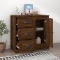 vidaXL Sideboard Braun Eichen-Optik 70x35,5x67,5 cm Holzwerkstoff vidaXL Sideboard Braun Eichen-Optik 70x35,5x67,5 cm Holzwerkstoff