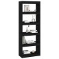 vidaXL Bücherregal/Raumteiler Schwarz 60x30x167,5 cm Massivholz Kiefer vidaXL Bücherregal/Raumteiler Schwarz 60x30x167,5 cm Massivholz Kiefer