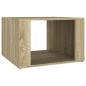 vidaXL Nachttisch Sonoma-Eiche 57x55x36 cm Holzwerkstoff vidaXL Nachttisch Sonoma-Eiche 57x55x36 cm Holzwerkstoff