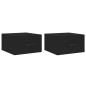 vidaXL Wand-Nachttische 2 Stk. Schwarz 35x35x20 cm vidaXL Wand-Nachttische 2 Stk. Schwarz 35x35x20 cm