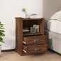 vidaXL Nachttisch Braun Eichen-Optik 43x36x60 cm