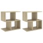 vidaXL Nachttische 2 Stk. Sonoma-Eiche 50x30x51,5 cm Holzwerkstoff vidaXL Nachttische 2 Stk. Sonoma-Eiche 50x30x51,5 cm Holzwerkstoff