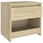 vidaXL Nachttisch Sonoma-Eiche 40x30x39 cm Holzwerkstoff vidaXL Nachttisch Sonoma-Eiche 40x30x39 cm Holzwerkstoff