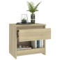 vidaXL Nachttisch Sonoma-Eiche 40x30x39 cm Holzwerkstoff vidaXL Nachttisch Sonoma-Eiche 40x30x39 cm Holzwerkstoff