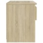 vidaXL Nachttisch Sonoma-Eiche 40x30x39 cm Holzwerkstoff vidaXL Nachttisch Sonoma-Eiche 40x30x39 cm Holzwerkstoff