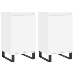 vidaXL Sideboards 2 Stk. Weiß 40x35x70 cm Holzwerkstoff