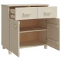 vidaXL Sideboard HAMAR Honigbraun 79x40x80 cm Massivholz Kiefer vidaXL Sideboard HAMAR Honigbraun 79x40x80 cm Massivholz Kiefer
