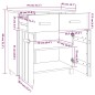 vidaXL Sideboard HAMAR Honigbraun 79x40x80 cm Massivholz Kiefer vidaXL Sideboard HAMAR Honigbraun 79x40x80 cm Massivholz Kiefer