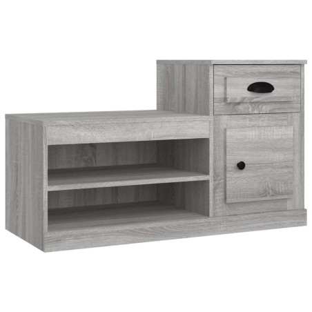 vidaXL Schuhschrank Grau Sonoma 100x42x60 cm Holzwerkstoff
