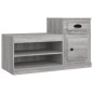 vidaXL Schuhschrank Grau Sonoma 100x42x60 cm Holzwerkstoff vidaXL Schuhschrank Grau Sonoma 100x42x60 cm Holzwerkstoff