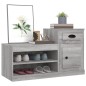 vidaXL Schuhschrank Grau Sonoma 100x42x60 cm Holzwerkstoff vidaXL Schuhschrank Grau Sonoma 100x42x60 cm Holzwerkstoff