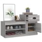 vidaXL Schuhschrank Grau Sonoma 100x42x60 cm Holzwerkstoff vidaXL Schuhschrank Grau Sonoma 100x42x60 cm Holzwerkstoff