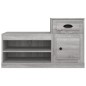 vidaXL Schuhschrank Grau Sonoma 100x42x60 cm Holzwerkstoff vidaXL Schuhschrank Grau Sonoma 100x42x60 cm Holzwerkstoff