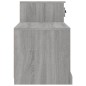 vidaXL Schuhschrank Grau Sonoma 100x42x60 cm Holzwerkstoff vidaXL Schuhschrank Grau Sonoma 100x42x60 cm Holzwerkstoff