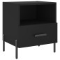 vidaXL Nachttisch Schwarz 40x35x47,5 cm Holzwerkstoff vidaXL Nachttisch Schwarz 40x35x47,5 cm Holzwerkstoff