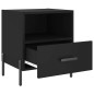 vidaXL Nachttisch Schwarz 40x35x47,5 cm Holzwerkstoff vidaXL Nachttisch Schwarz 40x35x47,5 cm Holzwerkstoff
