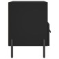 vidaXL Nachttisch Schwarz 40x35x47,5 cm Holzwerkstoff vidaXL Nachttisch Schwarz 40x35x47,5 cm Holzwerkstoff
