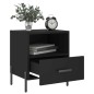 vidaXL Nachttisch Schwarz 40x35x47,5 cm Holzwerkstoff vidaXL Nachttisch Schwarz 40x35x47,5 cm Holzwerkstoff