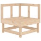 vidaXL Ecksofa mit Kissen Massivholz Kiefer vidaXL Ecksofa mit Kissen Massivholz Kiefer