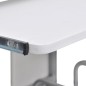vidaXL Computertisch Weiß 110x52x88,5 cm Holzwerkstoff vidaXL Computertisch Weiß 110x52x88,5 cm Holzwerkstoff