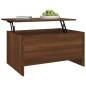vidaXL Couchtisch Braun Eichen-Optik 80x55,5x41,5 cm Holzwerkstoff vidaXL Couchtisch Braun Eichen-Optik 80x55,5x41,5 cm Holzwerkstoff