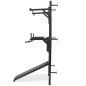 vidaXL Multifunktionaler Fitness-Kraftturm zur Wandmontage Schwarz vidaXL Multifunktionaler Fitness-Kraftturm zur Wandmontage Schwarz