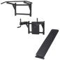 vidaXL Multifunktionaler Fitness-Kraftturm zur Wandmontage Schwarz vidaXL Multifunktionaler Fitness-Kraftturm zur Wandmontage Schwarz