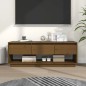 vidaXL TV-Schrank Honigbraun 110,5x34x40 cm Massivholz Kiefer vidaXL TV-Schrank Honigbraun 110,5x34x40 cm Massivholz Kiefer