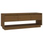 vidaXL TV-Schrank Honigbraun 110,5x34x40 cm Massivholz Kiefer vidaXL TV-Schrank Honigbraun 110,5x34x40 cm Massivholz Kiefer